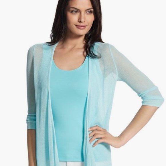 chicos long cardigans